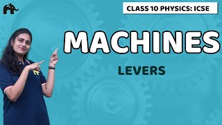 Machines Class 10 ICSE Physics Selina Chapter 3 Lever Load effort Velocity Ratio Ideal Machine [upl. by Aihtela]