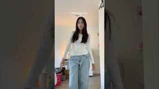 Hollister basics haulðŸ§¸âœ¨ hollister haul clothinghaul falloutfits outfitinspo hollisterhaul [upl. by Nerahs]