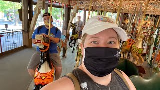 The Grand Carousel at Knoebels Brass Ring Carousel [upl. by Siuqaj887]