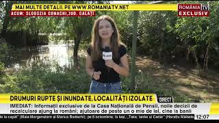 Drumuri rupte si inundate Localitati izolate [upl. by Donaugh220]