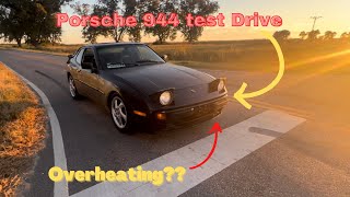 PORSCHE 944 replacing fan motor and thermo fan switch test drive after [upl. by Weidar]