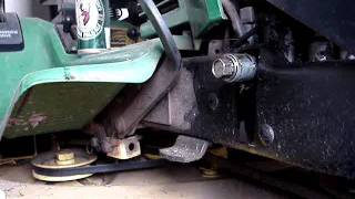 JOHN DEERE HYDRO 165 oil change and drive [upl. by Asik78]