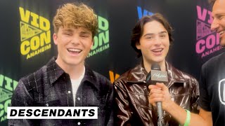 Joshua Colley and Peder Lindell Talk Descendants at Vidcon  Hollywire [upl. by Jahdai731]