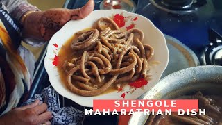 Kulith Shengole Recipe in Maharashtrain Style  Easy wasy to cook shengol  शेंगोळे [upl. by Breger]