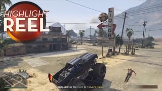 Highlight Reel 85 GTA Monster Truck Pops Car Like A Pimple [upl. by Christina]