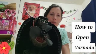 How to Open Vornado Heater Fan to Clean [upl. by Ecneps]