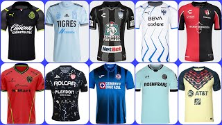 TODOS los JERSEYS de LOCAL y VISITANTE de los 18 EQUIPOS de la LIGA MX para el torneo APERTURA 2021 [upl. by Lehcem]