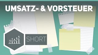 Umsatzsteuer und Vorsteuer  Grundbegriffe der Wirtschaft [upl. by Yam82]