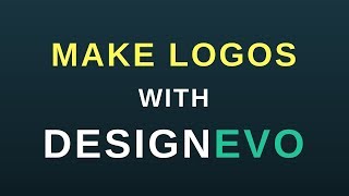 How to Make Free Logos with DesignEvo [upl. by Ingunna87]