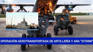 OPERACIÓN AEROTRANSPORTADA DE ARTILLERÍA DE CAMPAÑA Y TAREAS DE MANTENIMIENTO EN EL ARA quotSTORNIquot [upl. by Christianity717]