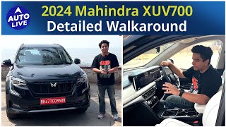 2024 Mahindra XUV700 Walkaround  Auto Live [upl. by Aneleve]