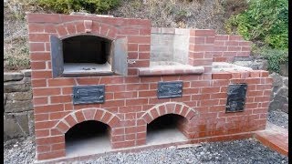 Brick BBQ stove and oven summer projekt pt 4 [upl. by Dagna]