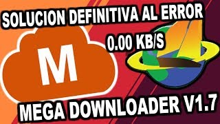 Solucion Al Error De MegaDownloader  UltraSurf  TecnoGames 2017 [upl. by Joellen817]