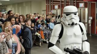 Star Wars flash mob at Fiona Stanley Hospital [upl. by Gilletta]