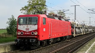 DBGNeS 143 856 Melissa Mit BLG Autozug nach Emden  Güterglück [upl. by Bibby558]