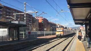 Renfe 447 entrando en Granollers centre hacia sants [upl. by Daloris]