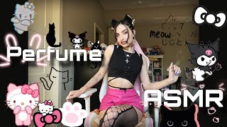 ASMR  My ENTIRE Perfume Collection  Fast Aggressive TappingScratching on Glass Lid Sounds [upl. by Jerrie]