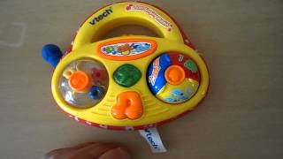 Vtech kindergarten SOFT TOY SINGING RADIO Classic Vintage Toy Fun [upl. by Elisabet]