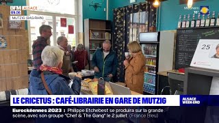 Le Cricetus un cafélibrairie en gare de Mutzig [upl. by Adnawuj]