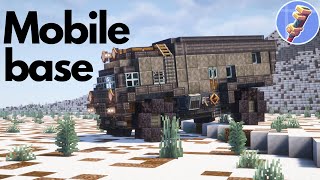 Working Mobile truck base in Minecraft [upl. by Northway]