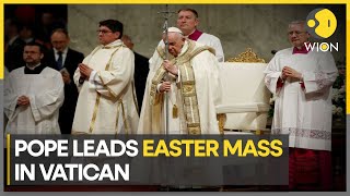 Easter Sunday Pope Francis calls for an end to all conflict  World News  English News  WION [upl. by Atina]