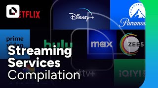 Streaming Services Originals  LogoIdent Compilation 2023 [upl. by Marylinda]