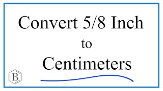 Convert 58 Inch to Centimeters 58 in to cm [upl. by Florette]