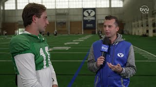 Kedon Slovis on BYUSN 101223 [upl. by Ahsenek]