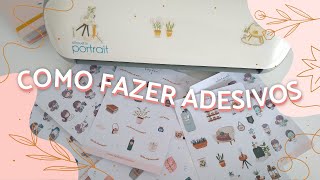 Como fazer adesivos para vender usando Corel Draw e Silhouette [upl. by Kalfas]