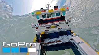 GoPro Awards LEGO Ships Battle Rough Seas [upl. by Odrawde]