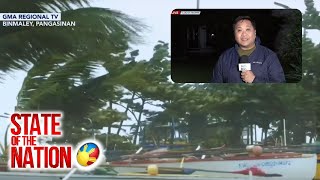 2 lungsod at 5 bayan sa Pangasinan nakaranas ng storm surge  SONA [upl. by Ogram]