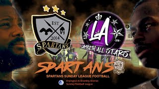 SPARTANS V LAMBETH ALLSTARS  LEAGUE GAME  SPARTANS SUNDAY LEAGUE [upl. by Anaynek308]