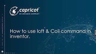 Inventor 2024  quotHow to use loft amp coil Commandquot [upl. by Shreve347]