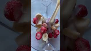 Lets Make Strawberry Banana Smoothie  Healthy Smoothie for Summers smoothiedietplan smoothie [upl. by Camarata]