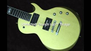 DiMarzio Crunch Lab Bridge VS ESP LH200 Bridge humbucking pickup [upl. by Eixor]