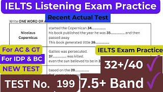 IELTS Listening Practice with Actual IELTS Exam with Answers Real Exam 199 30102024 [upl. by Staffan]