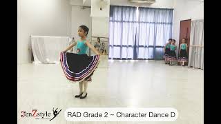 RAD Ballet Grade 2  Character Dance D [upl. by Anawqahs]