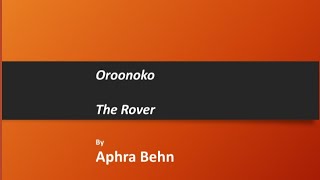 OroonokoThe Rover Aphra Behn [upl. by Asilehs254]