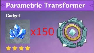 150x Magical Crystal Chunk Parametric Transformer [upl. by Ellerol]