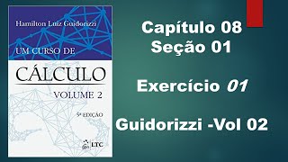 Guidorizzi vol 2 exercícios resolvidos   Capítulo 08 Seção 01Exercício 01 [upl. by Cymbre479]