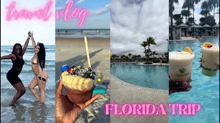 TRAVEL VLOG went to Orlando  going to the beach  went out to eat  more [upl. by Chee]