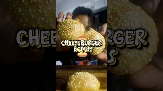 Cheeseburger Bombs  shorts cookingwithfargo [upl. by Alolomo484]