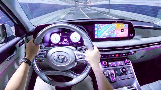 2023 Hyundai Palisade Calligraphy POV Night Drive [upl. by Mixie]