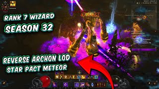 Diablo 3 Rank 7 Wizard Reverse Archon LoD  D3 S32 [upl. by Ethan]