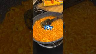 Samyang Cheese Hot Chicken Flavour Ramen  Creamy SAMYANG cheese RAMEN HACKS shorts [upl. by Akinot]