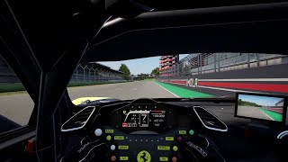 ACC Imola Ferrari 488 Challenge Evo 2020 Dry Track Guide Hotlap  Telemetry [upl. by Aroel]