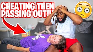 APOLOGIZING For CHEATING Then PASSING OUT PRANK On Boyfriend [upl. by Oler]