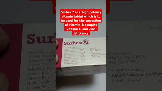 Surbex Z tab uses shortvideo tranding multivitamin zinc vitamine [upl. by Kasey]