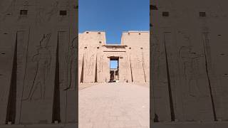 Edfu temple facade in Egypt [upl. by Aduh]