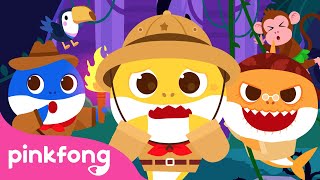 Baby Shark Jungle Adventure ver  Nursery Rhymes  Pinkfong Songs for Kids BabyShark [upl. by Pesek]